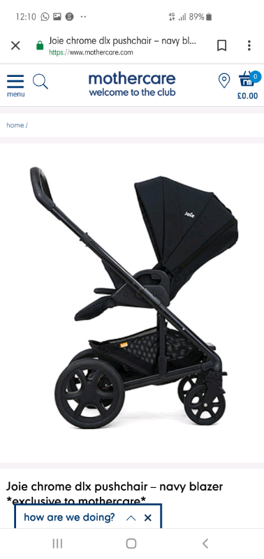 mothercare joie chrome dlx